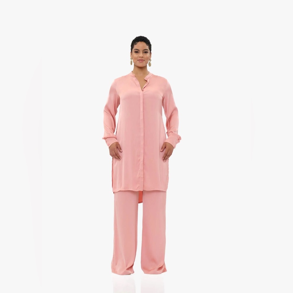 Andrea Iyamah Uchi Pants and Tunic SET in Peach NWT